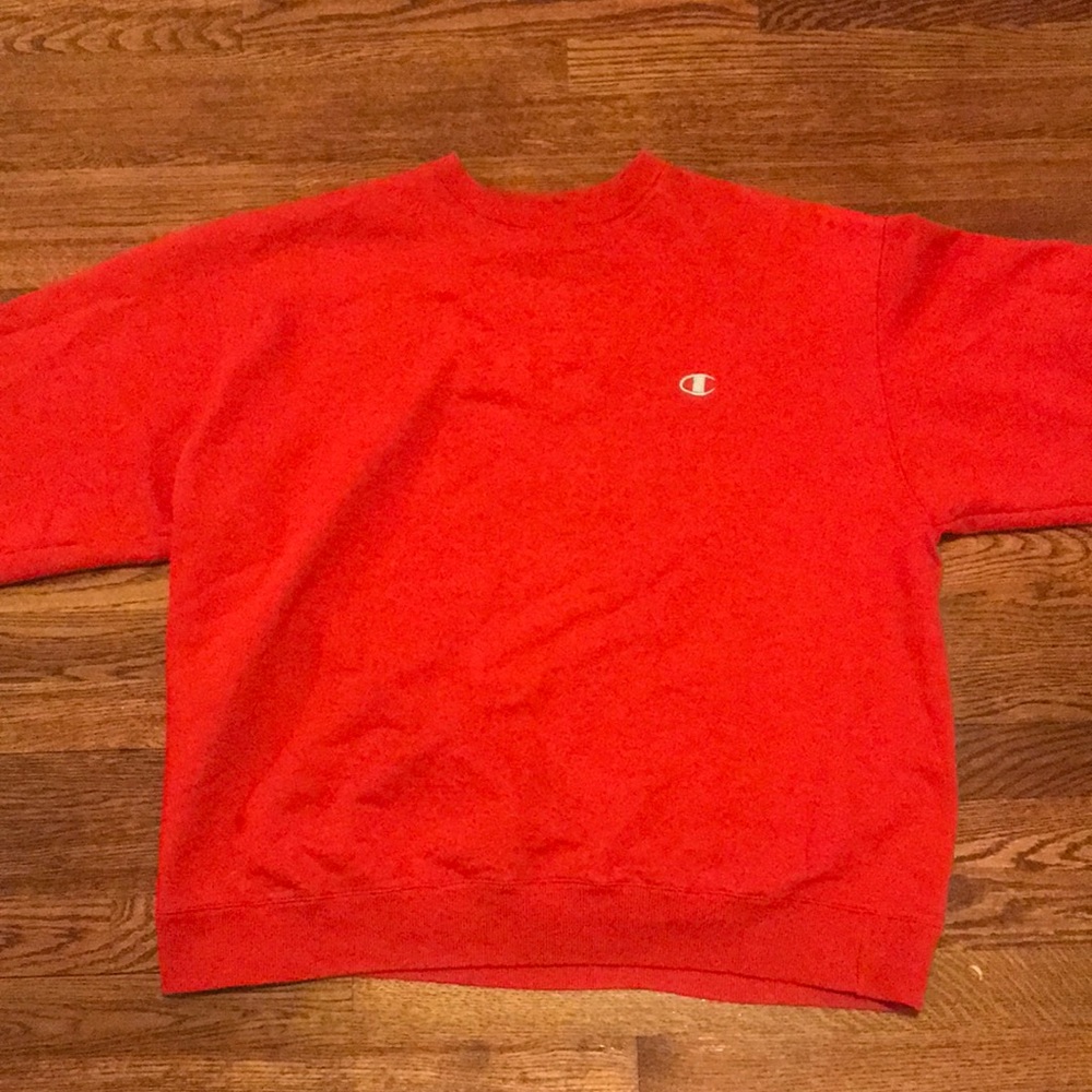 Authentic Red Champion Sweater